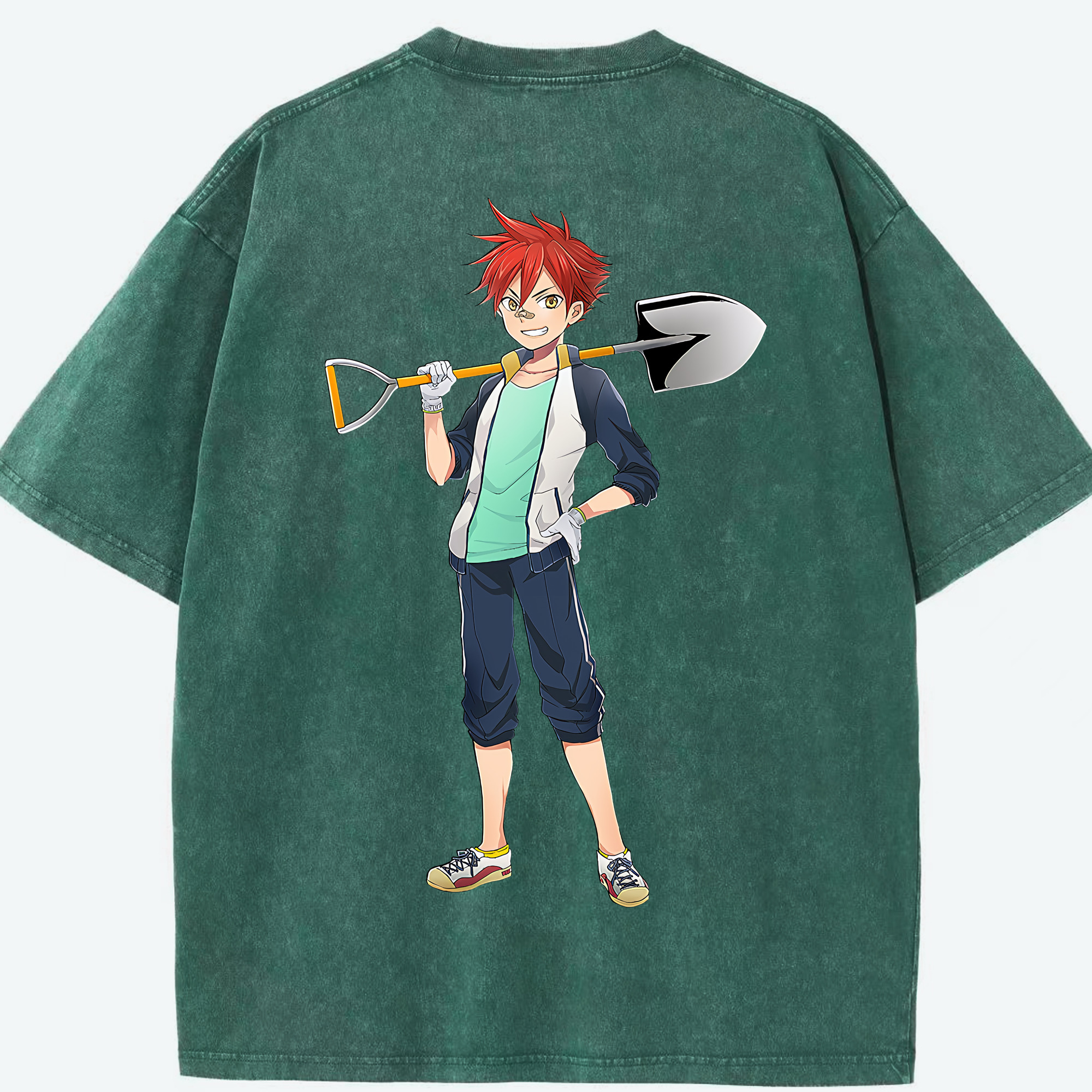（画像用） 刀剣乱舞 Touken Ranbu 綿100% ヴィンテージ風 半袖Tシャツ（背面プリント）